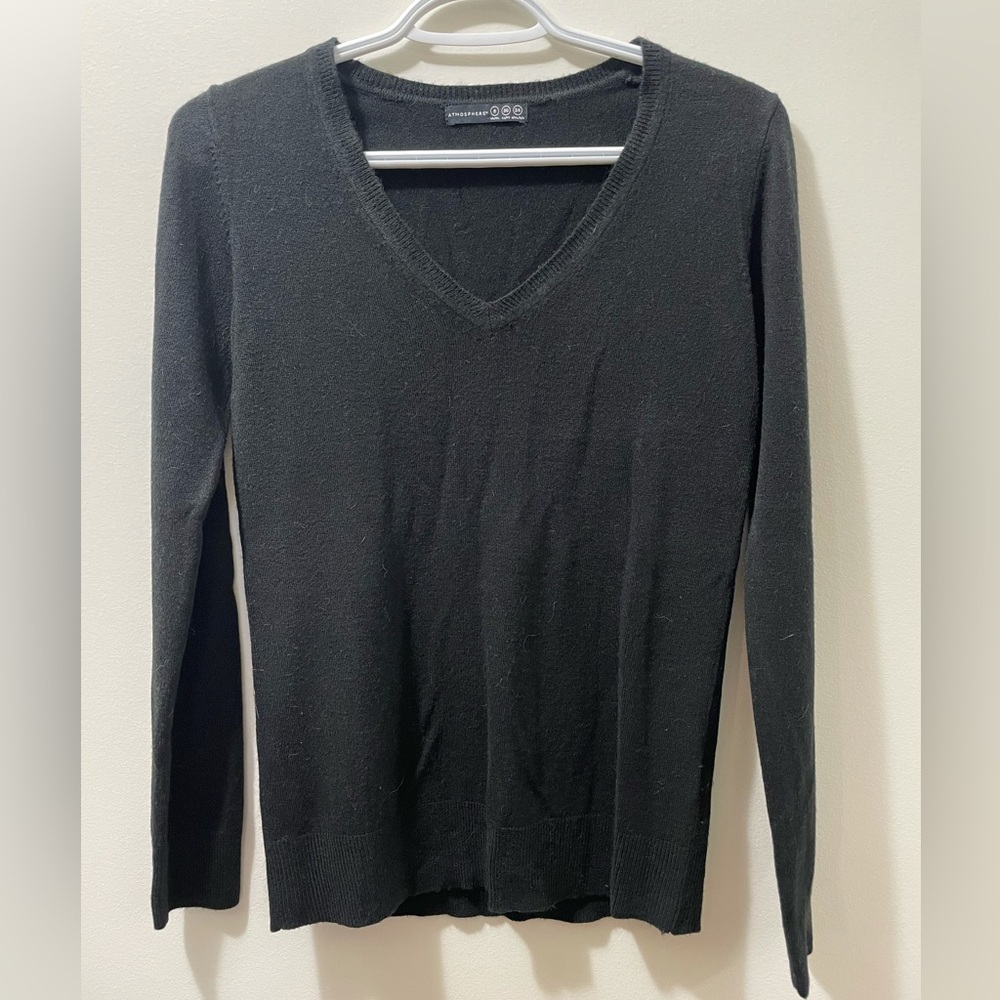 Atmosphere black v neck sweater